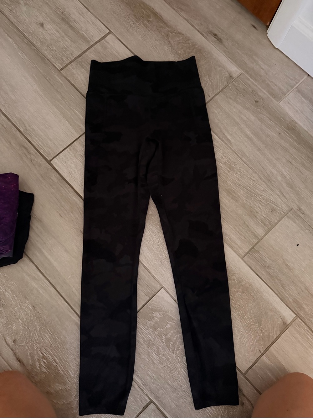 Under Armour Black Camo High-Waist Leggings